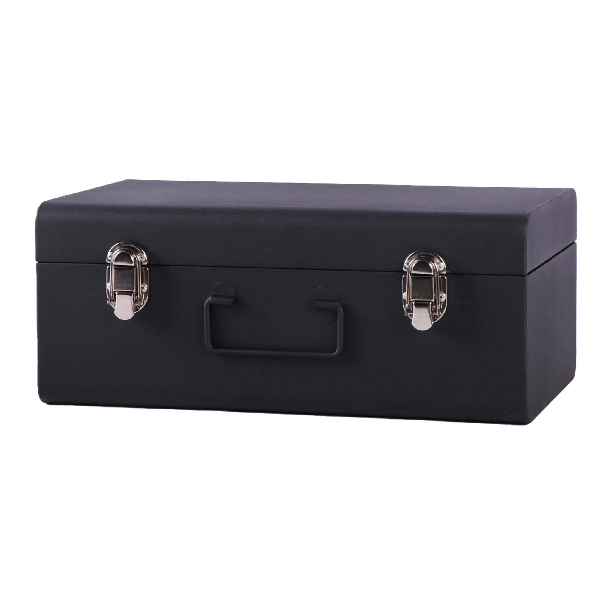 6 Pack: Black Large Metal Storage Box by Artist's Loft™